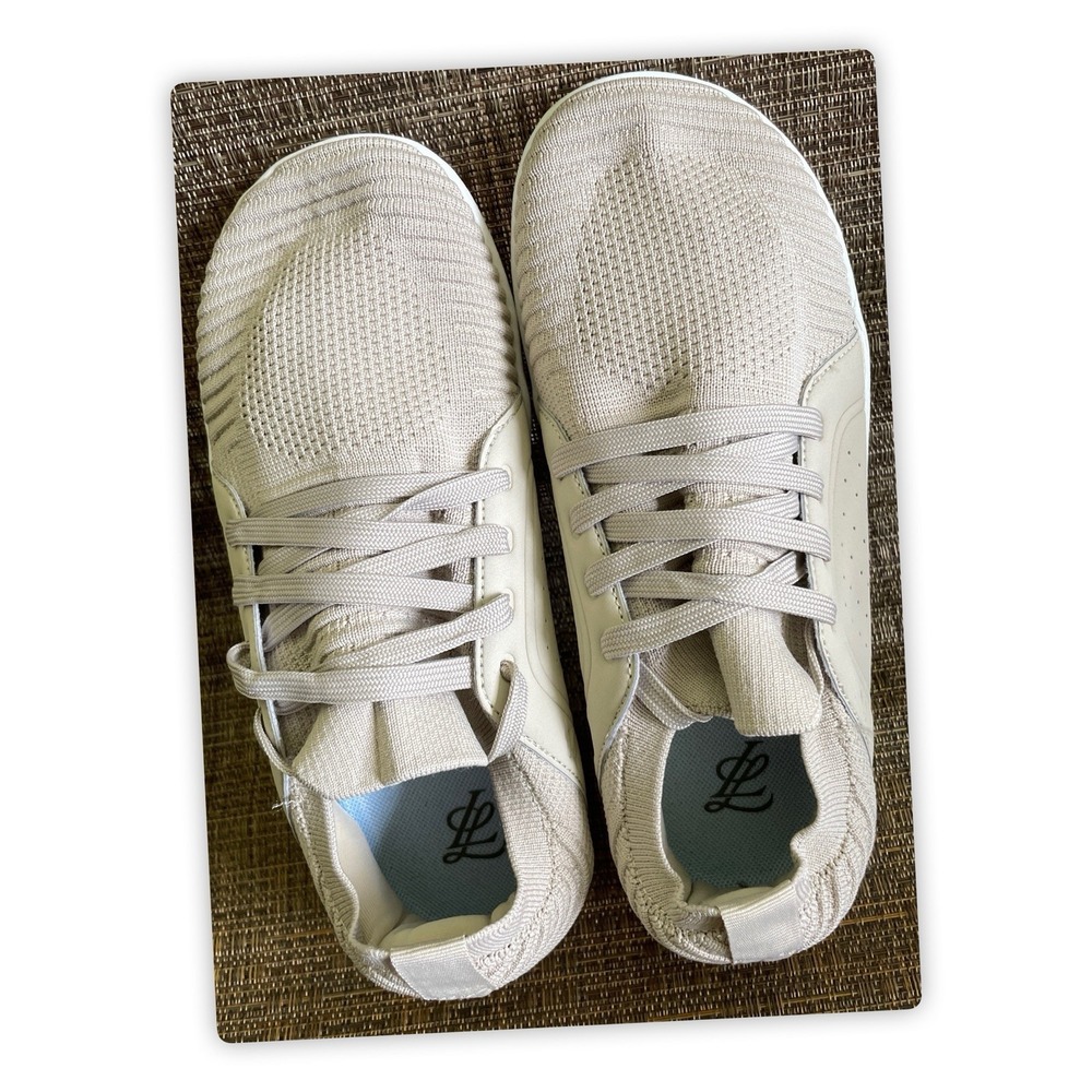 Leisfit Womens Walking Shoes Wide Toe Barefoot Shoes Sneakers-Size 40/US9 READ